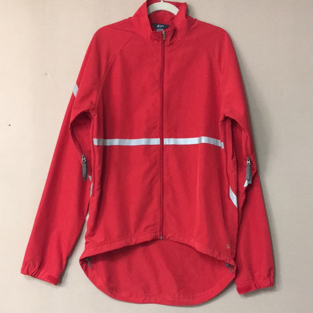 MEC Mountain Equipment Co-op SuperMicroft Cycling Jacket Red Men’s M Tall